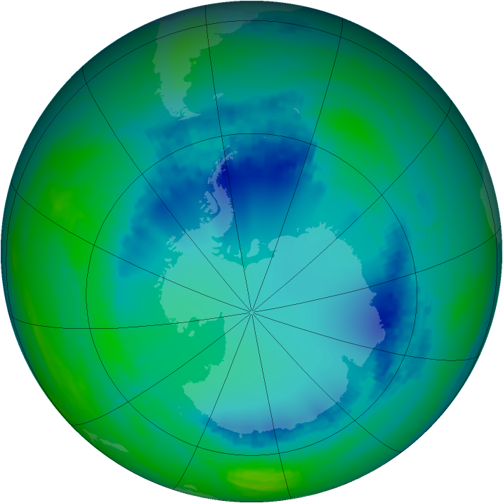 Ozone Map 2003-08-05